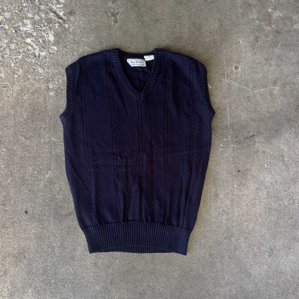Vintage Navy Greg Richard Sweater‎ Vest